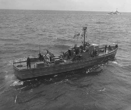 Coast Guard Rescue Flotilla One's USCG 1 off Normandy.